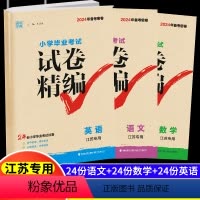 三本套装江苏专用-语数英 小学升初中 [正版]2024版小学毕业考试试卷精编语文数学英语全套江苏 小学6年级必刷题小升初
