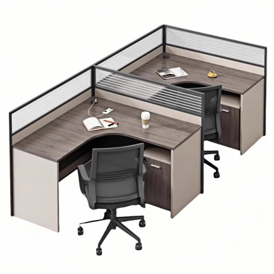 悦兴诚员工办公桌含柜椅2800*1200*1100mm套