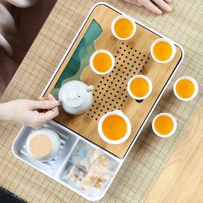 家柏饰(CORATED)日式泡茶茶壶茶具套装家用简约陶瓷功夫小套办公干泡带礼品盒