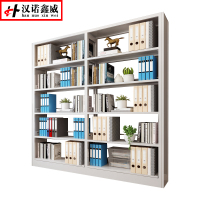汉诺鑫威钢制书架置物架图书馆单双面书店阅览室学校档案架资料架落地铁架