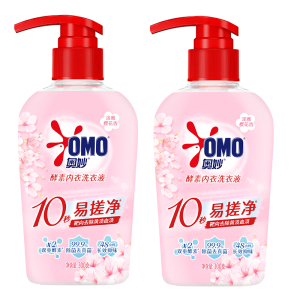 [新老包装随机]奥妙内衣洗衣液酵素除菌内裤清洗液樱花300g 内衣裤专用