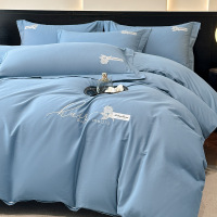 秋冬季加厚保暖纯棉100全棉床上用品被套床单款4件套