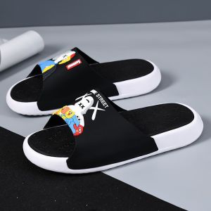 2025年新款露趾EVA休闲舒适透气时尚平跟简约百搭日常男款拖鞋