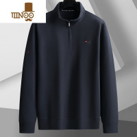 YANXU新款半拉链卫衣男立领外套加肥加大码宽松休闲夹克套头长袖衫