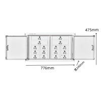 华立伟手机屏蔽柜16格落地款台