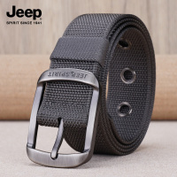 JEEP SPIRIT吉普男士皮带时尚青年帆布韩版休闲尼龙针扣腰带裤带