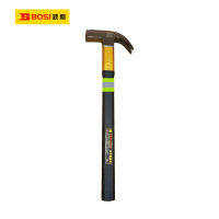波斯(BOSI) 荧光系列纤维柄方头羊角锤 13oz 把