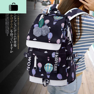 初中生书包女ins风韩版高中大学生潮牌双肩包2020新款时尚大背包NEW LAKE