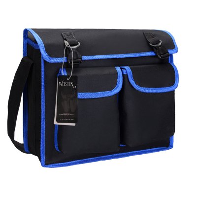 围盛 大容量单肩斜挎工具包 35*12*28cm双袋 个