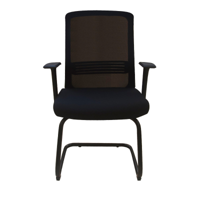 鸿业盛大(HONG YE SHENG DA)FSH-71d办公家具电脑椅弓形椅办公椅会议椅职员椅 黑色