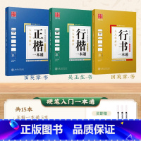 [一本通全系列]正楷+行楷+行书一本(送3支水性圆珠笔) [正版]字帖吴玉生行楷一本通练字帖成人钢笔控笔训练字帖行书字帖