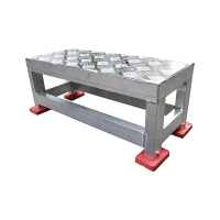 臻远ZY-T79 铝合金踏台移动平台楼梯工业踏步梯台阶 1步高250 载重300kg