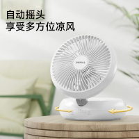 奥戈那OGNAL可折叠风扇PD-MF402小风扇桌面风扇宿舍办公室小型台式电风扇静音壁挂风扇床上usb充电风扇遥头