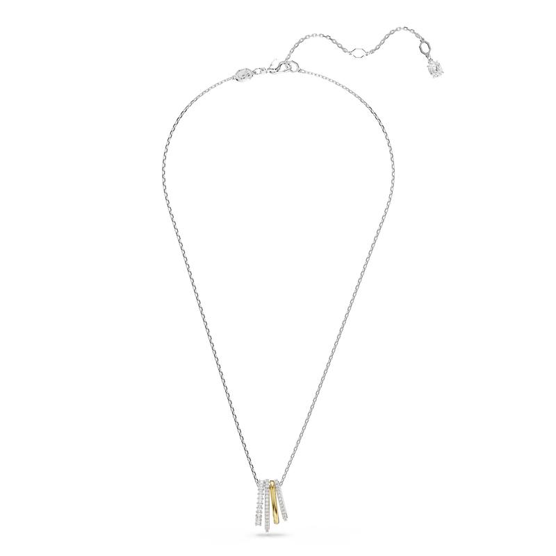 Swarovski女士精致轻奢饰品 Hyperbola 双曲线圆环吊坠时尚百搭优雅项链