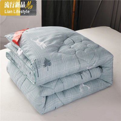 被子棉夏被空调被双人春秋被加厚保暖冬被棉被单人学生宿舍被芯 三维工匠