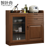 智叶舟茶水柜两门两抽100*40*90cm台