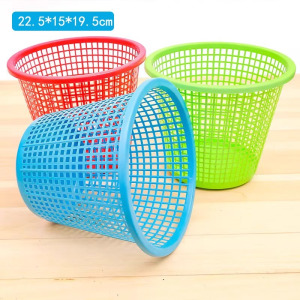 大号家用压圈垃圾桶大容量厨房镂空垃圾桶无盖收纳