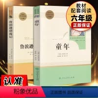 [正版]童年书高尔基鲁滨逊漂流记原著完整版人民教育出版社小学生六年级下册必读课外书青少年版课外阅读书籍文学鲁滨孙快乐读