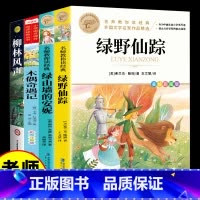 [全4册]三年级课外阅读 [正版]绿野仙踪+绿山墙的安妮+柳林风声+木偶奇遇记 小学生课外阅读书籍三四年级必读彩图原著老