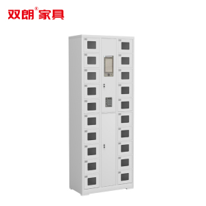 双朗 智能手机存放柜20门 L0812003Y 550*300*1800mm 灰白色 台