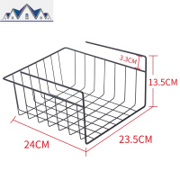 厨房橱柜隔板下挂篮衣柜分层置物架宿舍下挂架收纳架层架整理架子 三维工匠