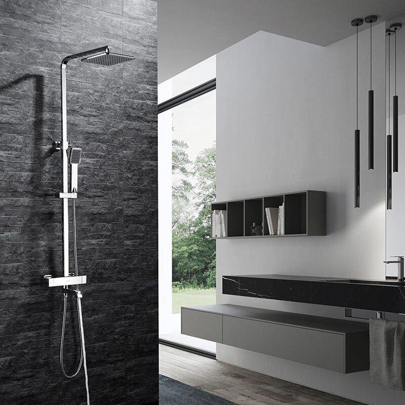 欧琳ol-ch311s经典时尚花洒 三出水铜质挂墙式花洒