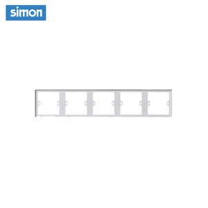西蒙(simon) E3 插座开关插板86型开关插座面板 五位连体边框