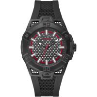 男士毫米黑色运动腕表黑色硅胶表带时尚潮流设计