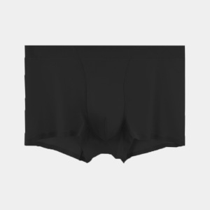 120D冰丝男士内裤厂家定制秋冬超薄无痕内裤平角速干四角裤头