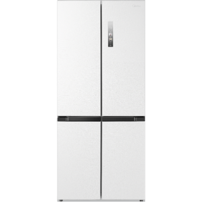 美的508升双系统双循环一级能效除菌净味大容量家用冰箱BCD-508WSPZM(E)海贝白