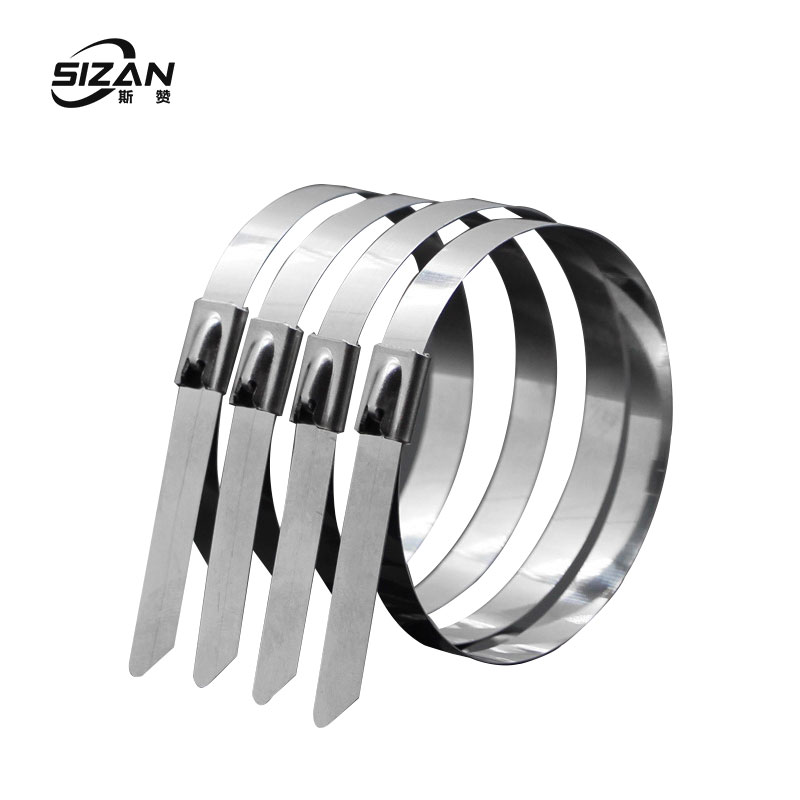 斯赞 304不锈钢扎带自锁式捆绑扎带 16*200mm 100条/包