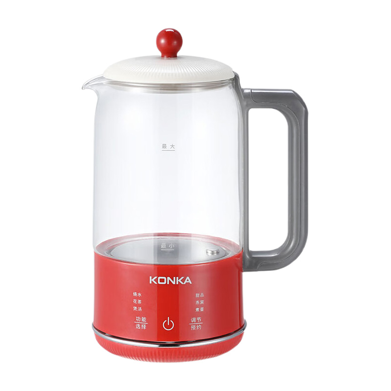 康佳养生杯0.8L多功能迷你小型红色KYSH-0852E-M