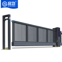 启功铝合金悬浮平移门加厚抗风电动悬浮门学校自动门每米QG-P2600