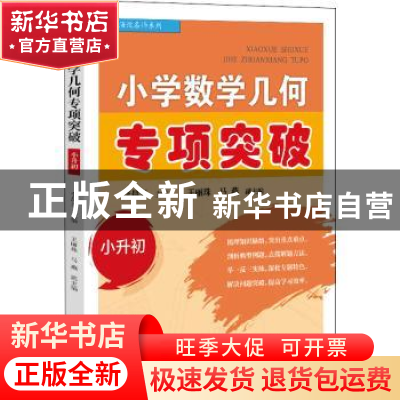 正版 小学数学几何专项突破(小升初) 李晨光 电子工业出版社 9787