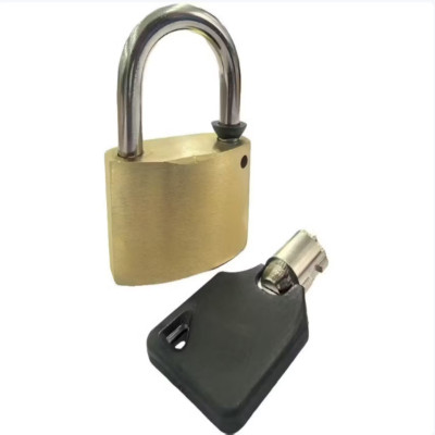 鼎鑫实业DX-23 35mm20黄铜通开挂锁黄色1把