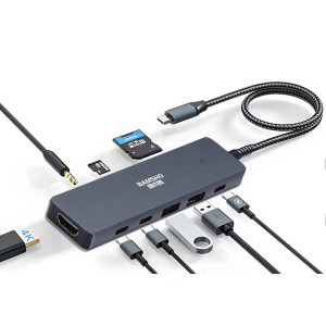 捌木熊 GJC-JXQ00006 集线器(扩展坞)9合1type-c 企业保密款(单位:个)