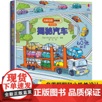 [精装硬壳]尤斯伯恩偷偷看里面低幼版揭秘汽车系列儿童翻翻书 科普百科立体书3-6岁少儿幼儿启蒙认知早教书撕不烂机关幼儿园
