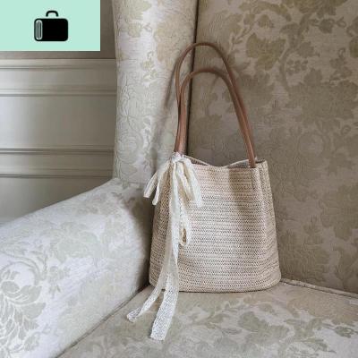 thismay日系编包日系小清新单肩手提水桶包文艺大容量女包NEW LAKE女斜挎包