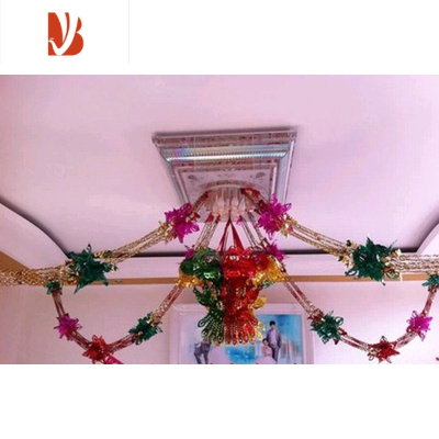 三维工匠婚庆用品结婚新款婚房布置装饰新房彩带条拉花拉喜字婚礼挂饰套装大款龙凤呈祥套装婚庆布景