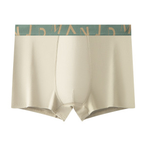 [10A]纯棉男士内裤 纯棉透气平角裤 无痕印花男内裤