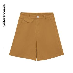 [1件5折价:59.5]美特斯邦威女夏季中腰梭织显瘦时尚女士短裤