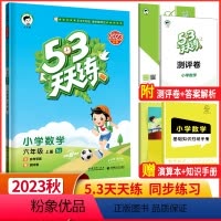 数学 苏教版 六年级上 [正版]2023秋版53天天练六年级上册数学苏教版SJ 小学教辅课堂预习作业同步训练书 小儿郞五