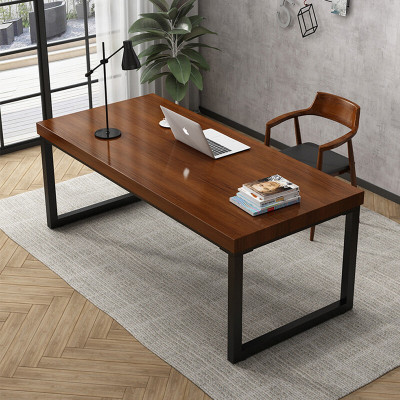 域赢实木办公桌台式简约电脑桌卧室现代书桌家用长条桌子1800*700*750
