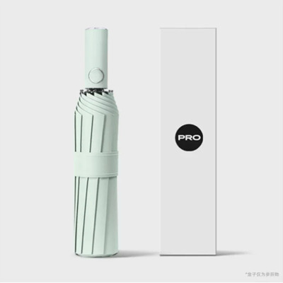 嘉创优品 全自动雨伞 晴雨两用太阳伞 防晒防紫外线折叠加大 10K(20根抗风骨) 北极绿