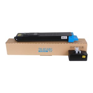 科思特 K TK-8148C(带芯片) 粉盒 适用京瓷ECOSYS M8224cidn 蓝色 专业版