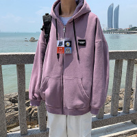 SUNTEK连帽卫衣男士韩版潮流宽松开衫情侣外套个性小清新长袖休闲上衣服卫衣