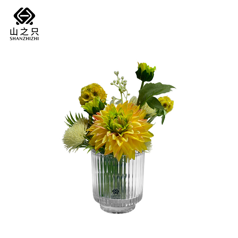 山之只 大丽花主题仿真桌花 MZ0362 个