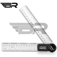BR勃瑞/数显角度尺不锈钢/300mm/把