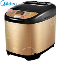 美的（Midea）EHS15AP-PGS 全自动家用和面机 多功能 彩钢外壳 专业烘焙 全自动面包机 土豪金