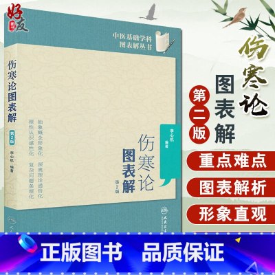 [正版]伤寒论图表解 第2二版 李心机 9787117149785